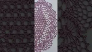 Овальная Салфетка крючком. 
