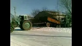 Т-40АМ по первому снегу