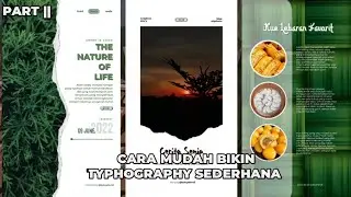CARA BIKIN TYPOGRAPHY BUAT INSTASTORY INSTAGRAM || TUTORIAL INSTAGRAM KEKINIAN