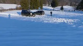 Land Rover Discovery meets Dacia Duster 2022 Snow Off road