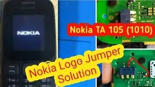 Nokia TA-105 TA-1010 Nokia Logo Jumper Solution|| Nokia TA-105 Nokia Logo🔥👍 #gezerakotechnical