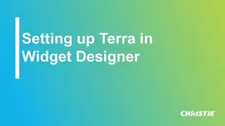 Widget Designer control for Terra - Commands and examples