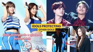 KPOP Idols Helping And Protecting Other Idols (English Sub)