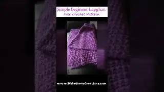 simple beginner afghan   Free crochet pattern #shorts s