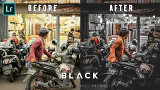 MUDAH !! Begini Cara Bikin Efek Dark Orange Pada Aplikasi Lightroom | Dark Filter | Lightroom Mobile