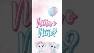 INVITACIÓN DIGITAL ANIMADA DE GENDER REVEAL