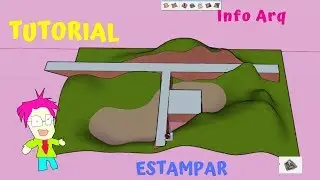 Estampar - Caja de arena SketchUp