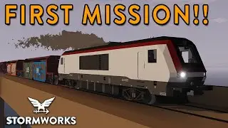 First Freight Misson!! - Survival Series Part 21 - Stormworks Version 1.0