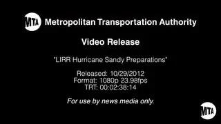 MTA Video Release: LIRR Hurricane Sandy Preparations