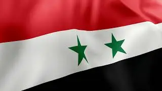 SYRIA - Waving Flag Loop 4K