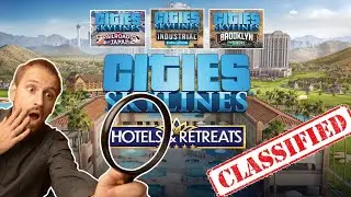 Decoding ALL Secrets in Hotels & Retreats DLC & NEW PACKS Teasers in Cities Skylines!!
