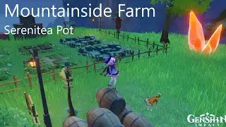 Serenitea Pot | Genshin Impact - Mountainside Farm