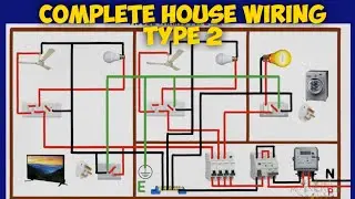 how to connect house wiring | house wiring type 2 | complete guide for house wiring