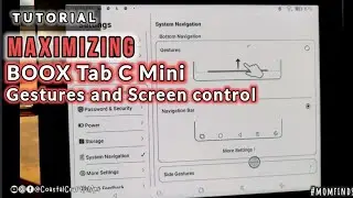 TUTORIAL: Maximizing BOOX Ereader Gestures & Controls | Quick Access to Multitasking, Refresh, Etc.