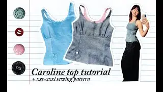 Caroline top sewing tutorial + pattern