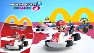 MARIO KART en la CAJITA FELIZ de McDonald's | Estos son los 10 JUGUETES de Mario Kart Deluxe 8