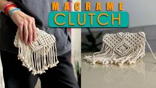 DIY:  Macrame Clutch Summer Beach 2024 / Tutorial Macrame BAG