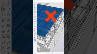 A Zinc Roof Texture Properly in SketchUp 