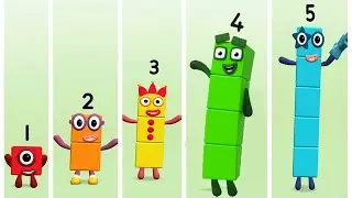 Meet The Numberblocks! - Let's Learn Numbers 1 - 5 and Do The Quiz ! -Fun Educational Games For Kids