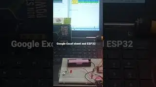 Google Excel sheet and ESP32 esp8266 data update Arduino project