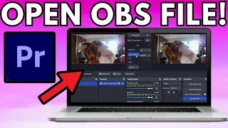 Open OBS file in Premiere Pro MKV file to MP4