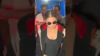 Tamanna Bhatia Spotted Wearing Black Goggles in Public #tamana #beautiful #bold #couple
