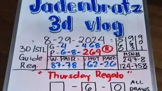 5hits Yesterday,Grats 560,963,901 ,Best Swertres Guide and Tips for Today.Aug.29,2024.Hot Dobol,MCA