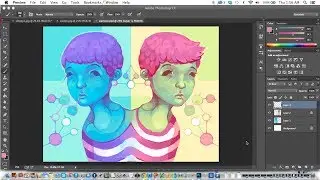 Siamese Twins: Full Photoshop Speed Painting