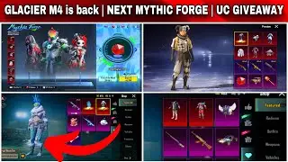 GLACIER M4 is back | Bgmi next premium crate leaks | Bgmi Next mythic forge items | Bgmi glacier m4