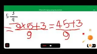 how to convert mixed fraction into improper fraction full explanation in hindi.