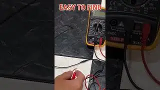 EASILY FIND A BREAK IN WIRE. Full video on my channel. 