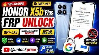 🔥 Honor X5b Plus FRP UNLOCK | GFY-LX3 | GOOGLE ACCOUNT REMOVE | HONOR FRP KEY | Without Test Point