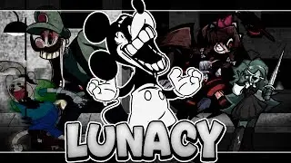 LUNACY but Every Turn a Different Character Sings 🎶⚡ (FNF Sunday Night Suicide )