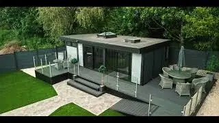 Separate Living and Bedroom Granny Annex with Large Decked Area