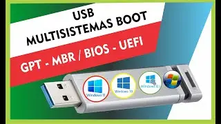 USB MULTIBOOT - MULTISISTEMAS 2023 GPT-MBR UEFI-BIOS