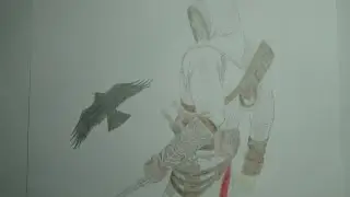 Assassin’s Creed.Альтаир ибн Ла-Ахад. Рисунок. Altaïr Ibn-La'Ahad. Drawing.
