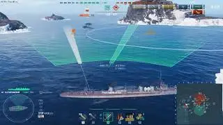 Советский Эсминец Сторожевой.Морской бой-9.Игра World Of Warships