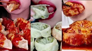 DUMPLING ASMR MUKBANG COMPILATION - 64