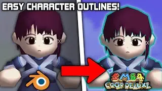 (Tutorial) How to make character outlines for SM64CoopDX