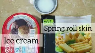 POPIAH AISKRIM | ICE CREAM ROLLS | FRIED ICE CREAM | SPRING ROLL ICE CREAM | EASY RECIPE