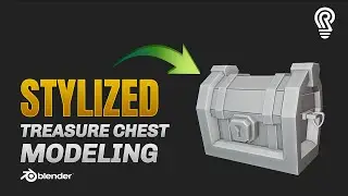 Stylized Treasure Chest Full Tutorial Modeling | Blender