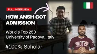 Tips to get admit in Worlds Top 1% University💡|| Admission & 100% Scholarship