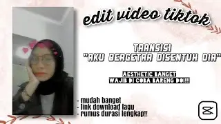 Tutorial tiktok aku bergetar disentuh dia || Tutorial tiktok transisi aesthetic (◍•ᴗ•◍)✧*。