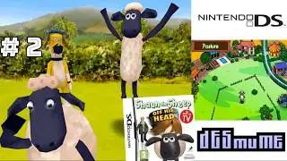 Shaun the Sheep: Off His Head (2008) Nintendo DS Gameplay #2 in HD (DeSmuME)