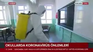POLATLI BELEDİYESİ "Corona Virüsü’ne karşı önlem olarak dezenfeksiyon çalışmaları devam ediyor."