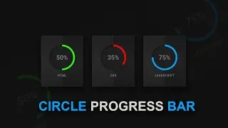 Pure CSS Circular Progress Bar | Html CSS