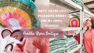 4/6 Launch day MGTV live!! Featuring my poodle puppy! Order packaging live from tiktok