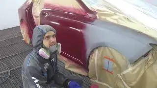 Окрас трёхслойки Lincoln mkz. часть 1