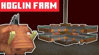 Minecraft Hoglin Farm 1.21 - BEST DESIGN - 7500+ Items Per Hour!