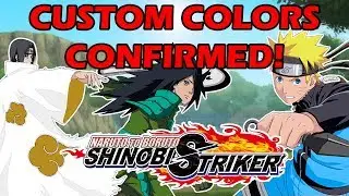 CUSTOM COLORED CLOTHES NARUTO TO BORUTO SHINOBI STRIKER